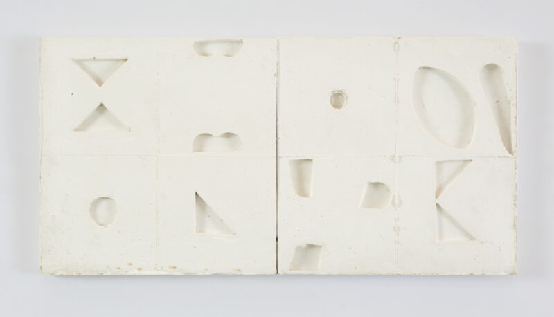 Antonia Sellbach 'Form relief 13' 2023 plaster 40 x 20 cm $1,800