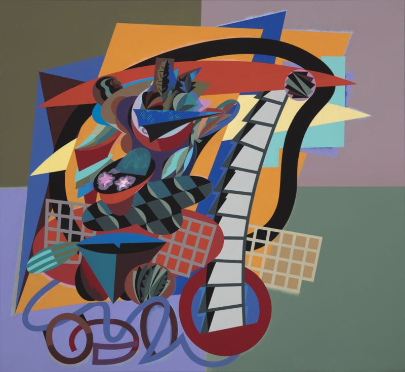 Alun Leach-Jones
'The Country Beyond the Stars' 
2003
Acrylic on canvas 168 x 183 cm
