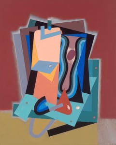 Alun Leach-Jones 'Work and Days #1' 2015 acrylic on canvas 52 x 42 cm $4,500