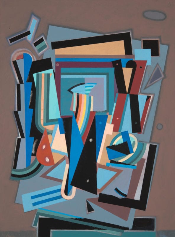 Alun Leach-Jones 'The Country Beyond the Stars #8' 2017 Acrylic on canvas 97 x 72 cm  $12,500