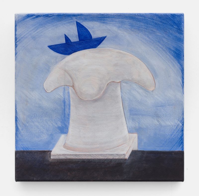 Martin George 'Lighthouse' 2025 acrylic on cotton canvas 46 x 46 cm $1,200