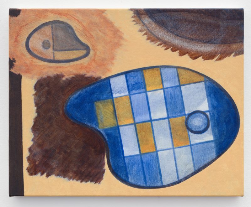 Martin George 'Loose precision' 2024 acrylic on cotton canvas 41 x 51 cm $1,200