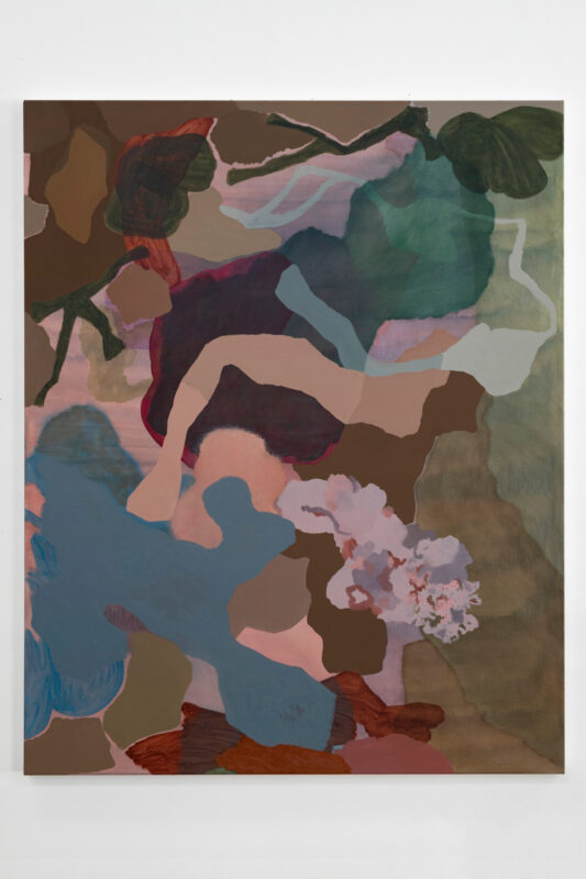 Tonee Messiah 'Gummy basin' 2023 oil on polycotton 152 x 122 cm $8,000