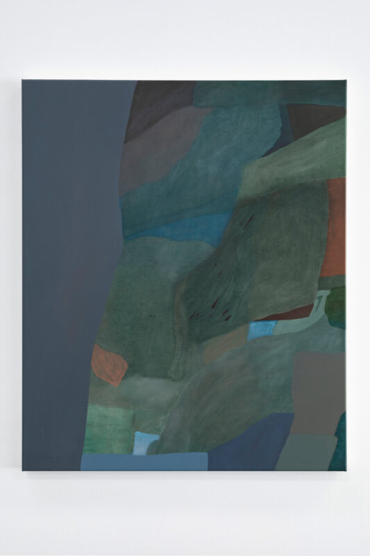 Tonee Messiah 'Good intentions' 2023 oil on polycotton 91 x 76 cm