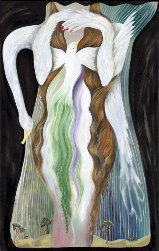 Tai Snaith 'The giantess' 2024 oil on linen, unframed 152 x 96 cm $8,400