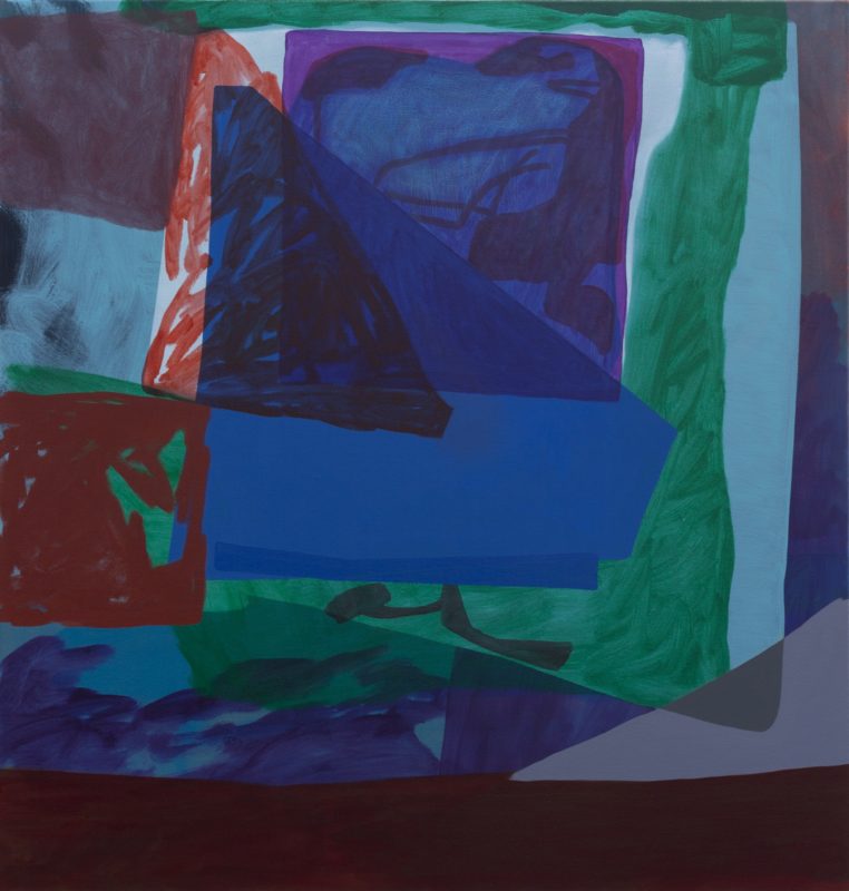 Tonee Messiah 'Brittle hyperbole' 2022 oil on canvas 112 x 107 cm SOLD