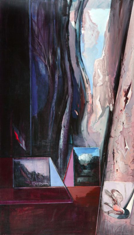 Wendy Stavrianos 'A metaphysical room' 2013 acrylic on linen 153 x 91 cm 