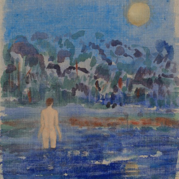 Betra Fraval 'A place to get lost in' 2025 synthetic polymer on linen 60 x 50 cm $2,900