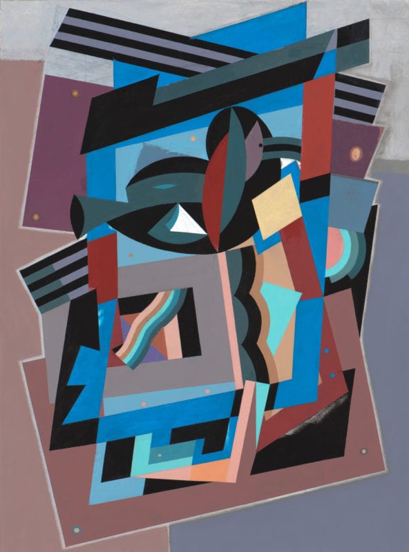 Alun Leach-Jones 'The Country Beyond the Stars #5' 2017 Acrylic on canvas 97 x 72 cm $12,500