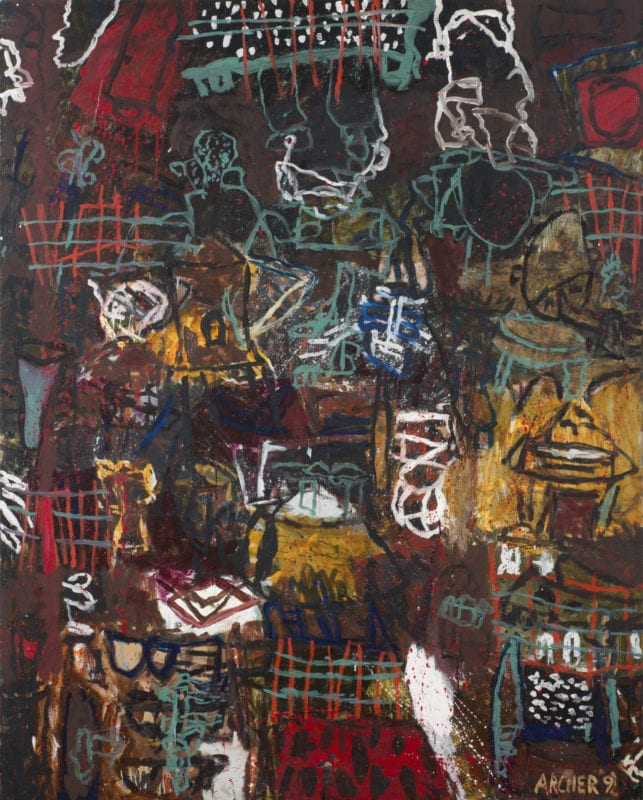 Suzanne Archer 
'Mupanda'
1992
Oil on canvas
214 x 173 cm