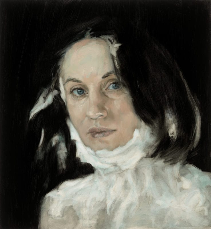 Celeste Chandler 'Painted Lady 3' 2016 Oil on linen 66 x 61 cm