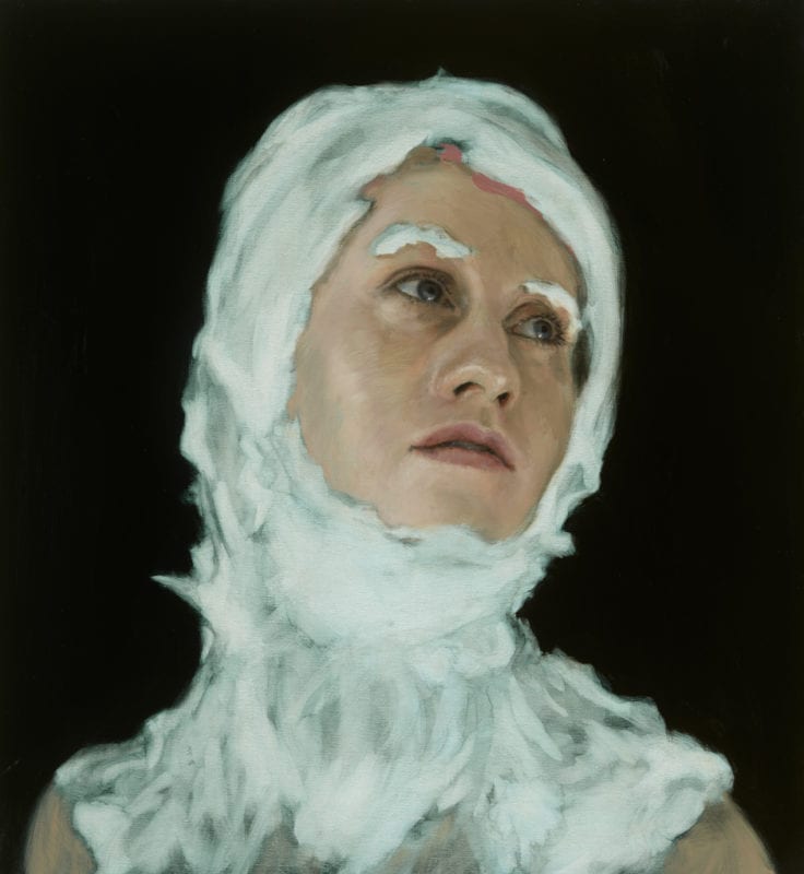 Celeste Chandler 'Painted Lady 2' 2016 Oil on linen 66 x 61 cm
