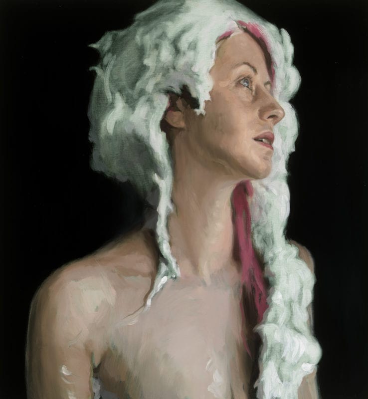 Celeste Chandler 'Painted Lady 1' 2016 Oil on linen 66 x 61 cm