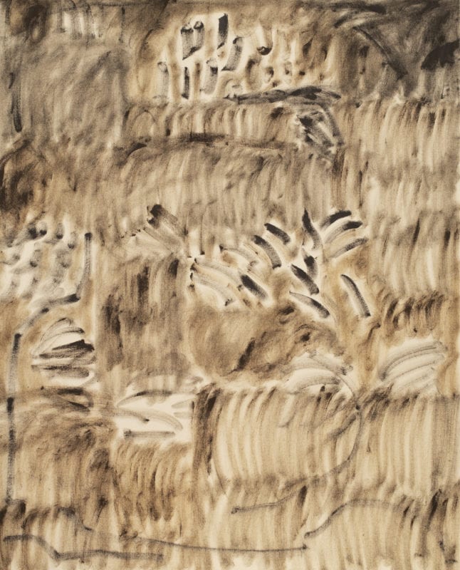 Eleanor Louise Butt 'Bracken and bronze (II)' 2019 oil on cotton 127 x 100 cm