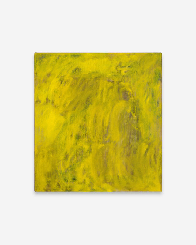 Eleanor Louise Butt 'Yellow mirage' 2023 oil on linen 56 x 51 cm $2,500
