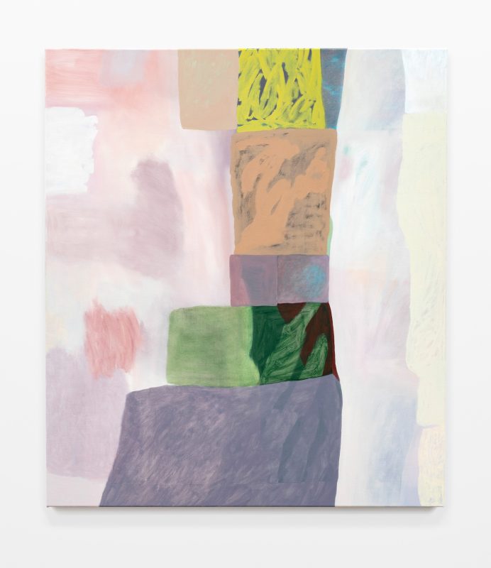 Tonee Messiah 'Soft Sculpture for Structural Integrity' 2025 oil on poly cotton 122 x 107 cm $6,000