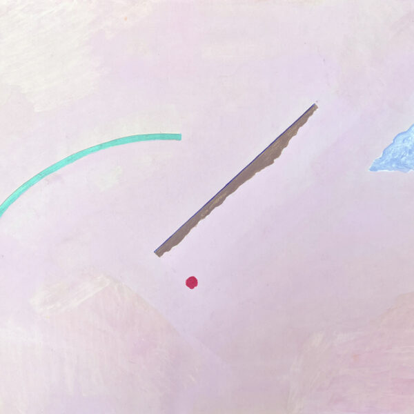 Virginia Cuppaidge 'Pink painted field' 1979 gouache 35.5 x 42.5 cm $1,800