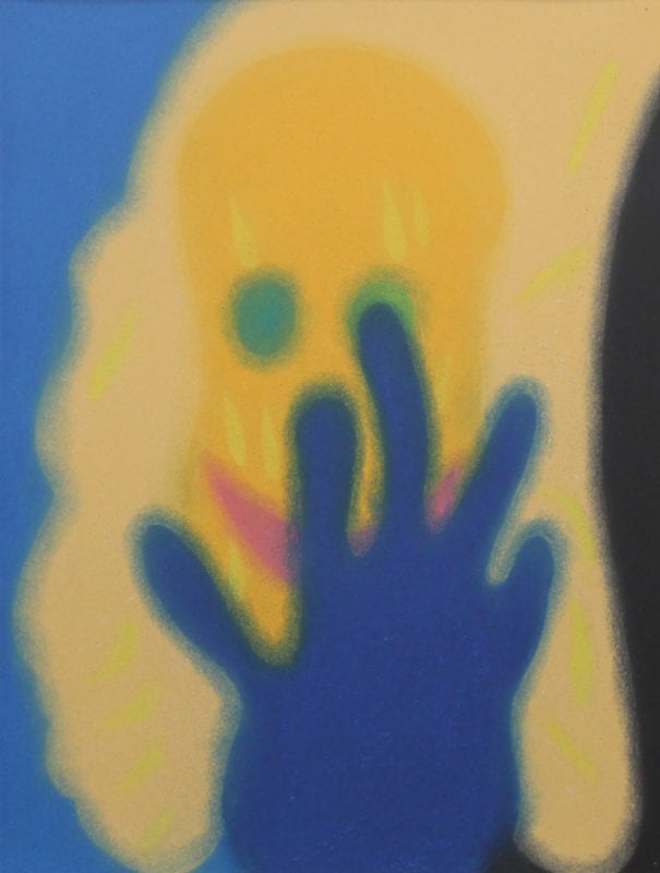 Rhys Lee 'SPIT SHINE #30' 2016 Pastel on paper 37 x 28 cm