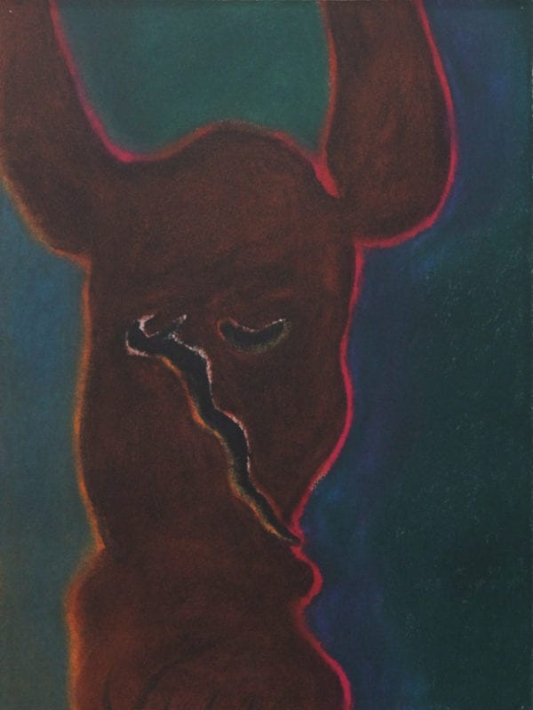 Rhys Lee SPIT SHINE #40 2016 Pastel and charcoal on paper 37 x 28 cm 