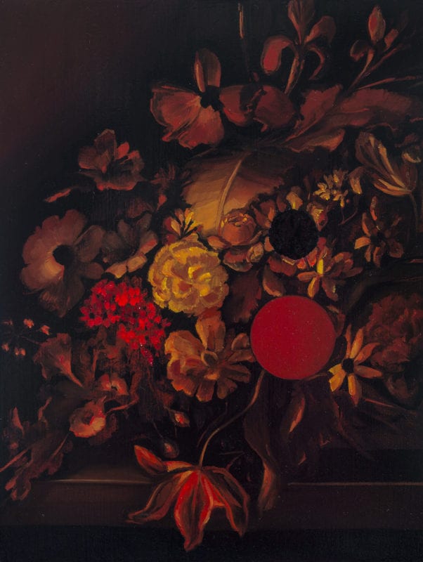 Karla Marchesi 'Lunar Still Life' 2017 Oil and enamel on board 24.1 x 18.1 cm $1,500