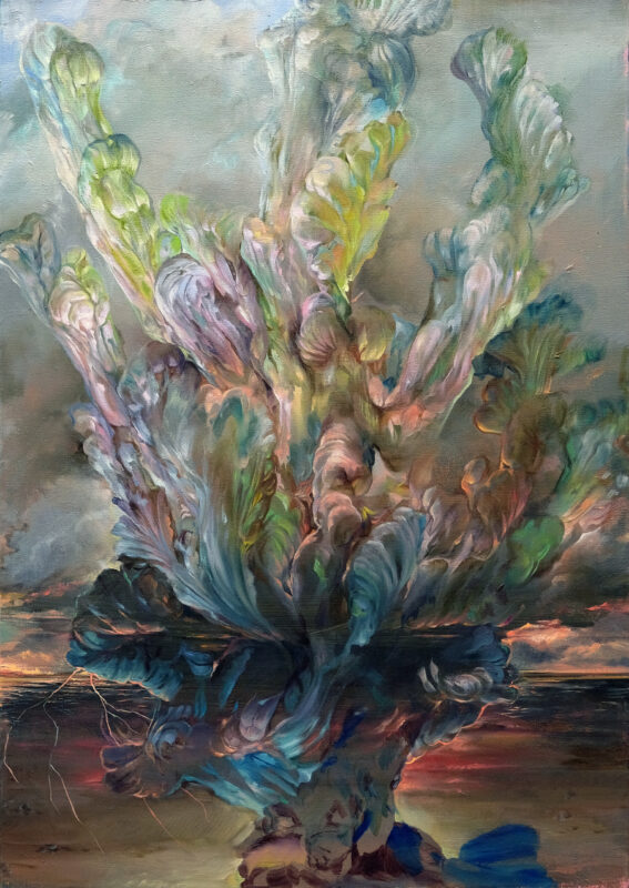Karla Marchesi 'North wind' 2023 oil on canvas 85 x 60 cm