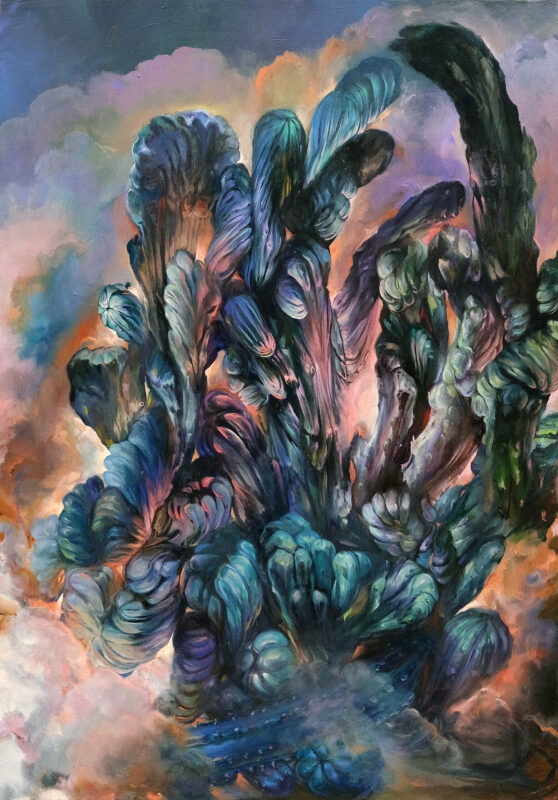 Karla Marchesi 'Turbulent sigh' 2023 oil on canvas 85 x 60 cm