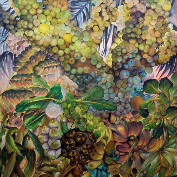 Karla Marchesi 'Growth spurt' 2023 oil on linen 120 x 105 cm $5,800