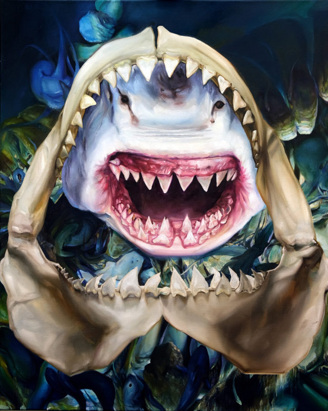 Karla Marchesi 'Kiss Kiss' 2021 oil on linen 100 x 80 cm 