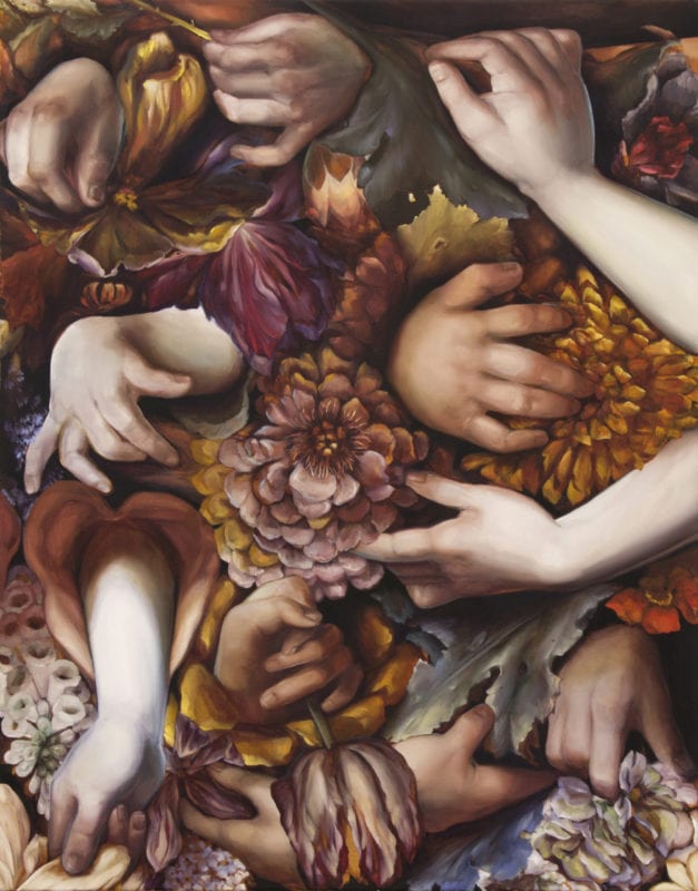 Karla Marchesi 'Moral panic' 2018 oil on linen 130 x 100 cm