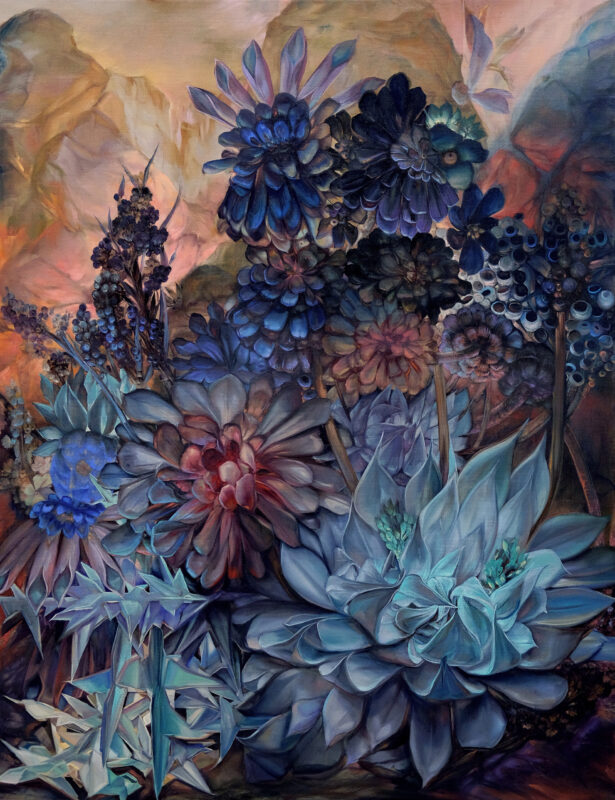 Karla Marchesi 'Shadow Valley' 2023 oil on linen 121 x 91 cm $5,650