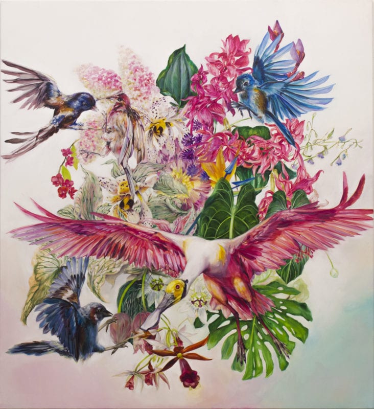 Karla Marchesi 'Wings of desire' 2018 oil on linen 160 x 145 cm