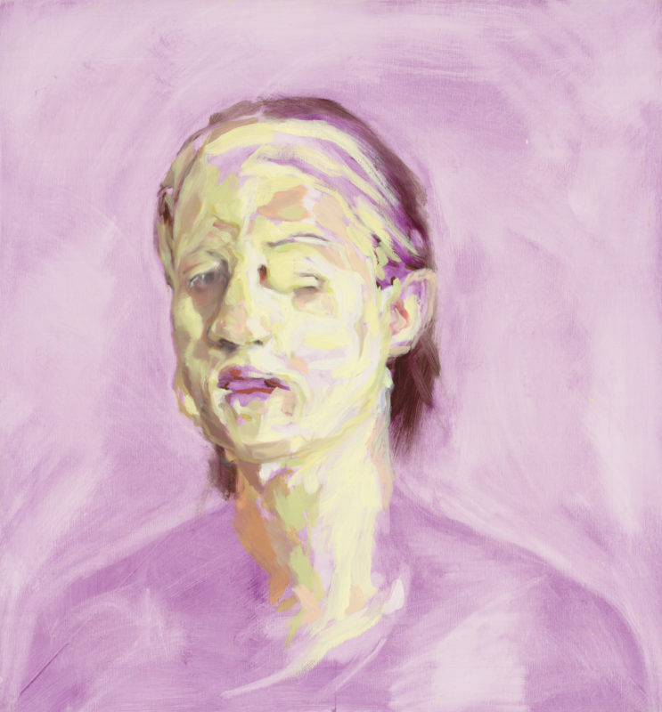 Celeste Chandler 'Untitled (Lovesick)' 2012 oil on linen 81.3 x 76.2 cm $5,000