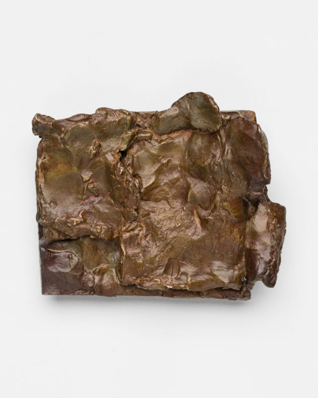 Eleanor Louise Butt 'The dream (folded bronze abstraction)' 2022 bronze, edition of 2; 9.5 x 12 x 3 cm SOLD