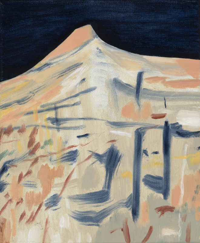 Betra Fraval 'Making marks' 2025 oil on linen 30 x 25 cm $1,500