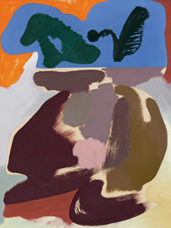 Tonee Messiah 'Mould' 2020 oil on wood panel 61 x 46 cm 