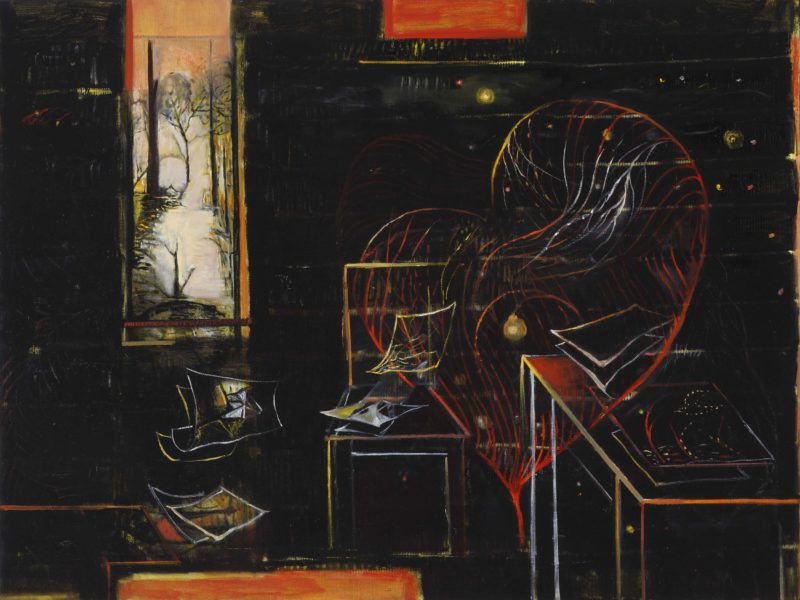 Wendy Stavrianos 'Room for the heart' 2011 acrylic on linen 91 x 122 cm