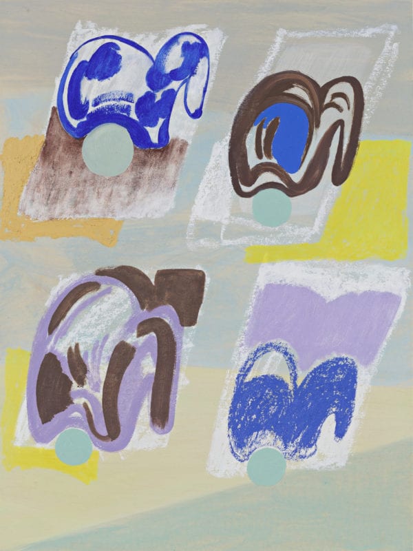 Tonee Messiah 'Relapse' 2020 oil on wood panel 61 x 46 cm $2,900