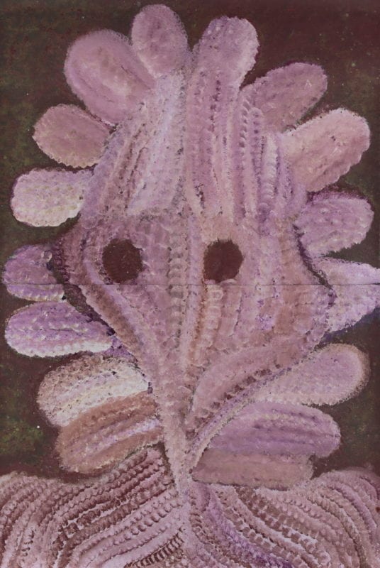 Rhys Lee 'The mask of the female crane fly' 2015 acrylic on paper 114 × 76 cm