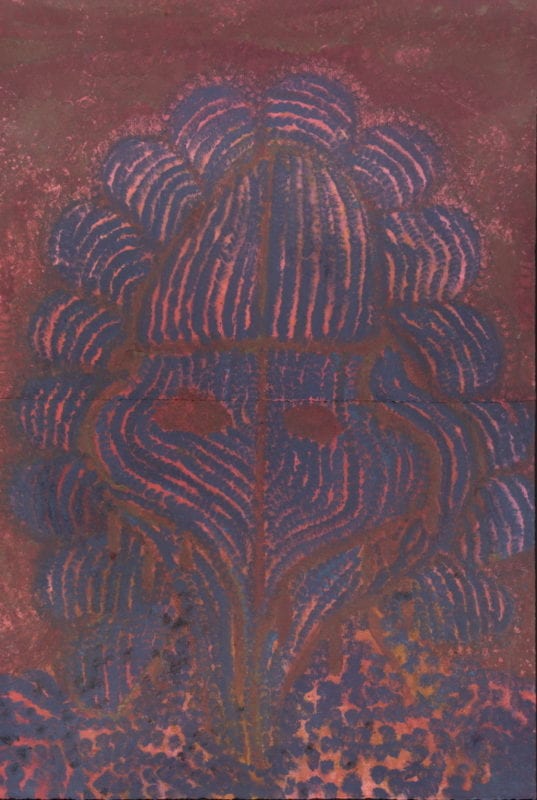 Rhys Lee 'Untitled' 2015 acrylic on paper 114 x 76 cm 