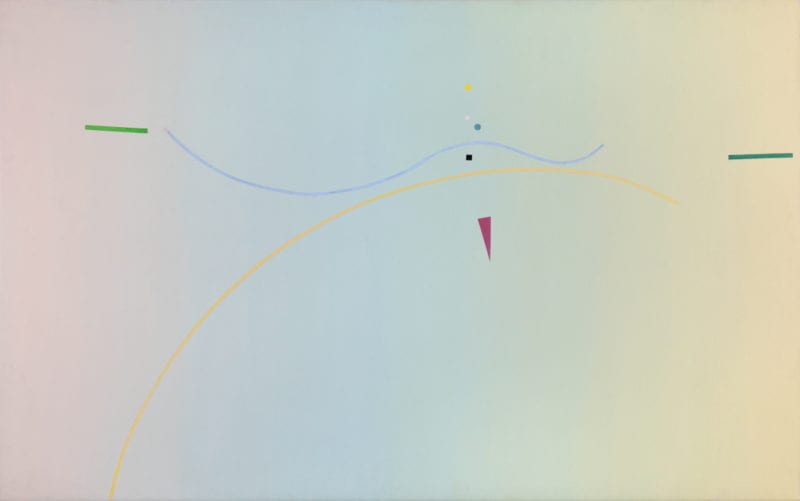 Virginia Cuppaidge 'Vrinda' 1982 Acrylic on canvas 114 x 182 cm
