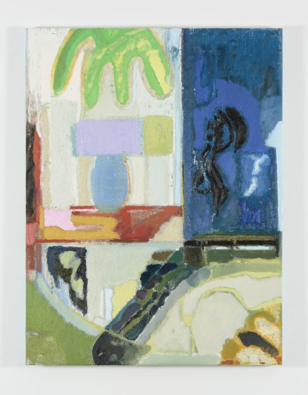 Pia Murphy 'Interior view' 2024 oil on linen 106.5 x 81.3 cm $4,800