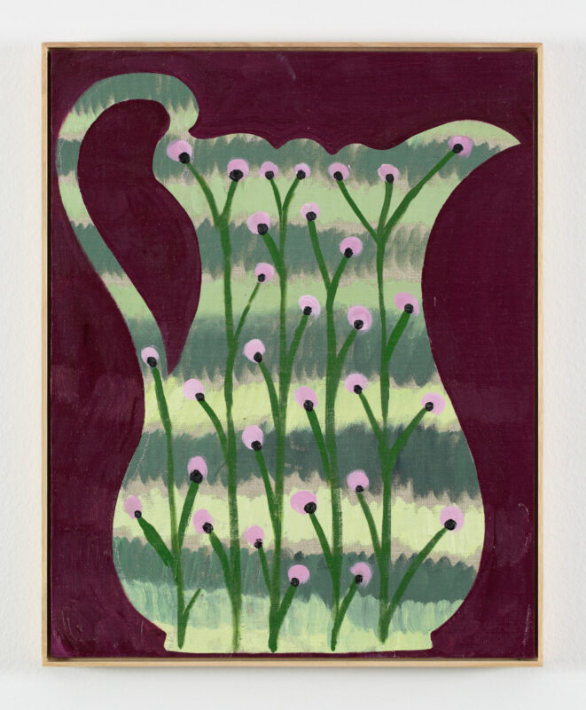 Tai Snaith 'One woman’s problem is another’s opportunity ' 2024 oil on linen board, framed 52.5 x 42.5 cm $2,200