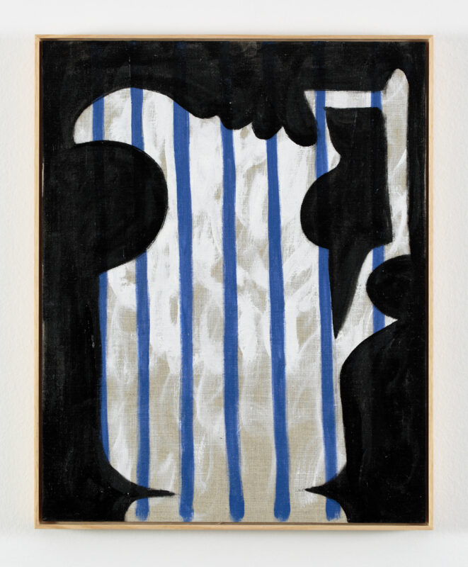 Tai Snaith 'What we resist persists' 2024 oil on linen board, framed 52.5 x 42.5 cm $2,200