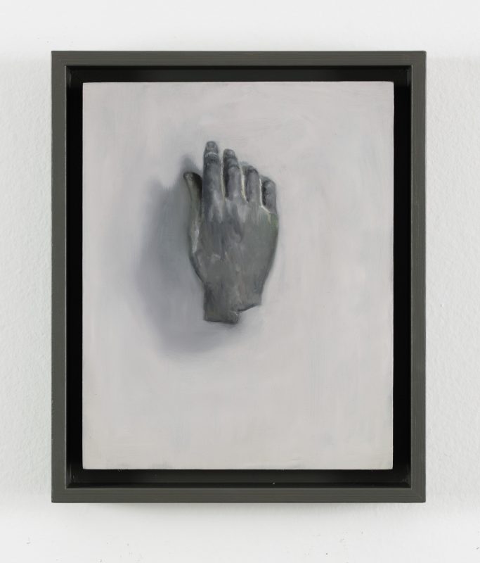 Kez Hughes 'The diviner' 2024 oil on board 25 x 19.8 cm $1,900