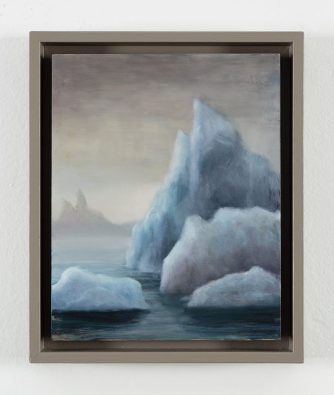 Kez Hughes 'Prediction' 2025 oil on board 25 x 20 cm $1,900