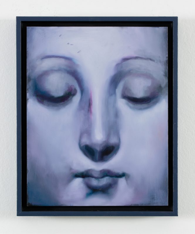 Kez Hughes 'Night' 2025 oil on board 35.5 x 28 cm $2,200