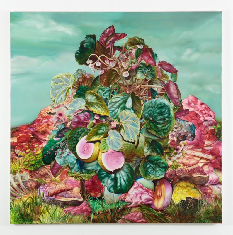 Karla Marchesi 'Wasted waiting' 2025 oil on linen 166.5 x 166.5 cm $8,900