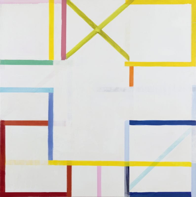 Antonia Sellbach 'Unstable Object #34
' 2019 acrylic on linen 150 x 150 cm