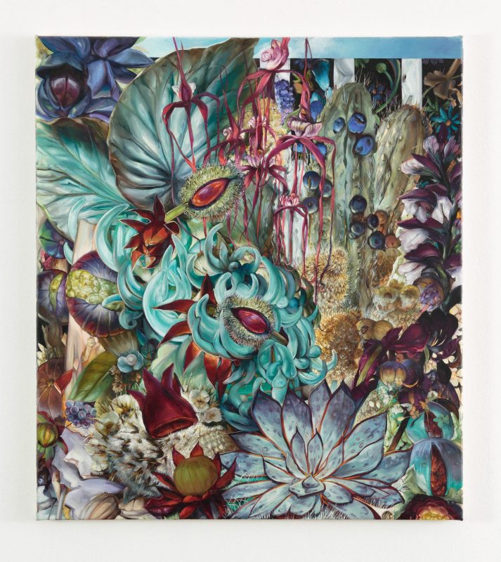 Karla Marchesi 'Openings' 2025 oil on canvas 80 x 70 cm $4,400