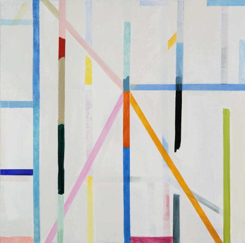 Antonia Sellbach 'Unstable Object #30
' 2019 acrylic on linen 150 x 150 cm